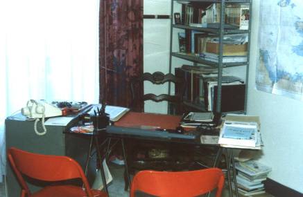 le bureau dans le laboratoire de St Malo